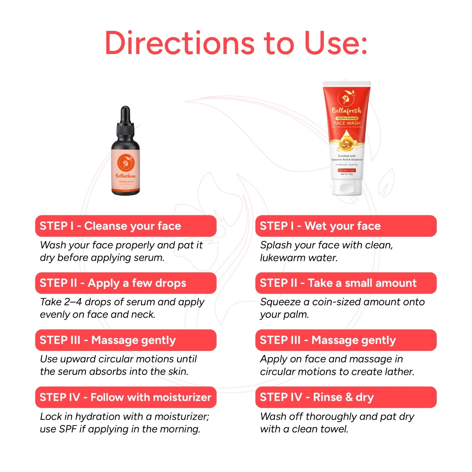 Bellashine and Facewash